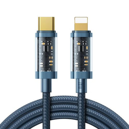 Joyroom Type-C - Lightning A10 series Fast įkrovimo laidas PD 20 W,1.2m, (S-CL020A12), mėlyna spalva