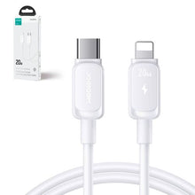 Joyroom Type-C - Lightning laidas Multi-Color Series laidas A14, 30 W, 480mb/s, 1.2m, (S-CL020A14), balta spalva