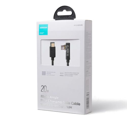 Joyroom Gaming laidas Lightning (Angled) - USB (Straight) laidas 20 W, 480mb/s, 1.2m, (S-CL020A6), juoda spalva