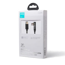 Joyroom Gaming laidas Lightning (Angled) - USB (Straight) laidas 20 W, 480mb/s, 1.2m, (S-CL020A6), juoda spalva