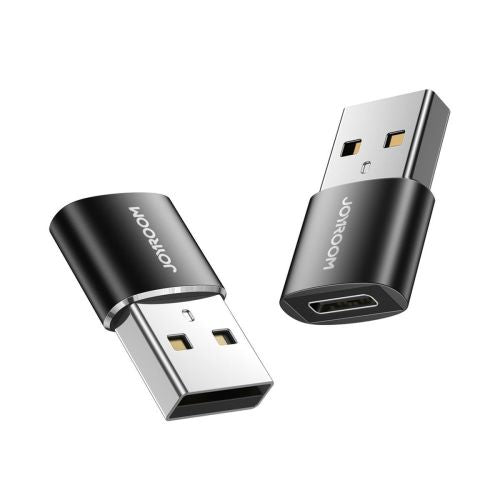 Joyroom adapteris, kištukas USB 3.2 Gen 1 į Female Type-C į Male USB, (2 vnt.), (S-H152), juoda spalva