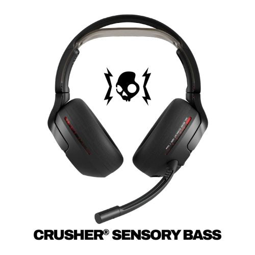 Skullcandy Crusher PLYR 720 Bluetooth belaidės ausis apgaubiančios ausinės su Mic, BT 5.3, skirtas PS5, Nintendo jungiklis