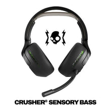 Skullcandy Crusher PLYR 720 Bluetooth belaidės ausis apgaubiančios ausinės su Mic, BT 5.3, skirtas XBOX, (S6PXW-T964), juoda