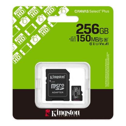 Kingston Canvas Select Plus 256 GB microSD kortelė – DJI NEXORA komplekto dalis