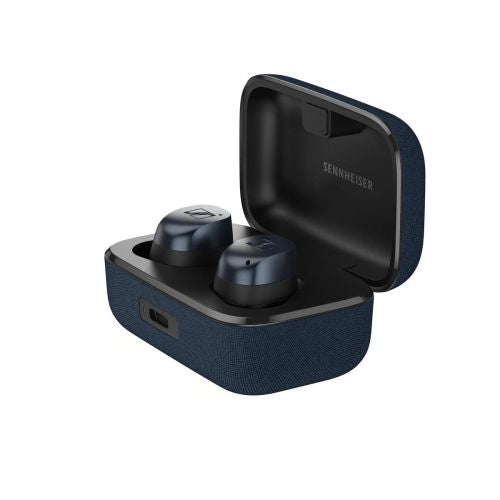 Sennheiser Momentum 4 True belaidis į ausis į ausis įdedamos ausinės Denim, grafito spalva