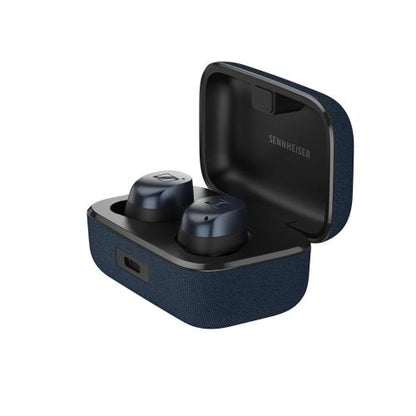 Sennheiser Momentum 4 True belaidis į ausis į ausis įdedamos ausinės Denim, grafito spalva