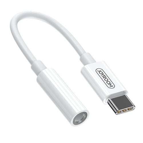 Joyroom keitiklis Type-C į 3.5 mm Mini Jack laidas skirtas Smartphones, (SH-C1), balta spalva
