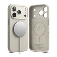 Ringke iPhone 17 Pro Max dėklas Silicone magnetinis, akmens spalva