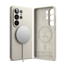 Ringke Galaxy S26 Ultra dėklas Silicone magnetinis, akmens spalva