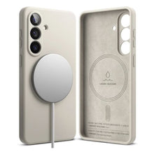 Ringke Galaxy S26 dėklas Silicone magnetinis, akmens spalva