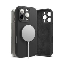 Ringke iPhone 16 Pro Max dėklas Silicone magnetinis, juoda spalva