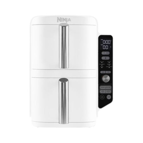 Ninja Foodi Vertical Double Drower Smart karšto oro gruzdintuvė 9.5L SL400EU, balta spalva