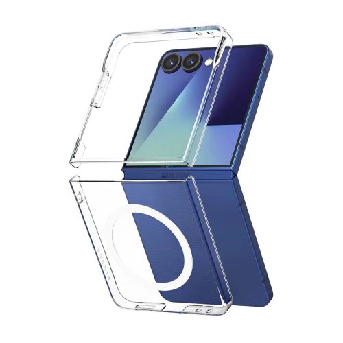 Ringke Galaxy Z Flip 7 dėklas Slim magnetinis, skaidri spalva