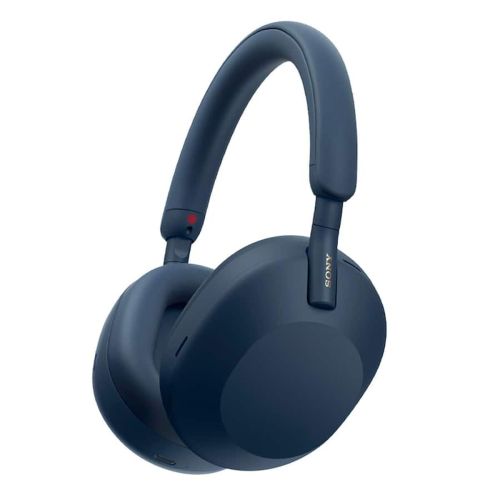 Sony WH-1000XM5 Bluetooth belaidės ausis apgaubiančios ausinės, BT 5.0, TWS, Noise Cancelling,, mėlyna spalva