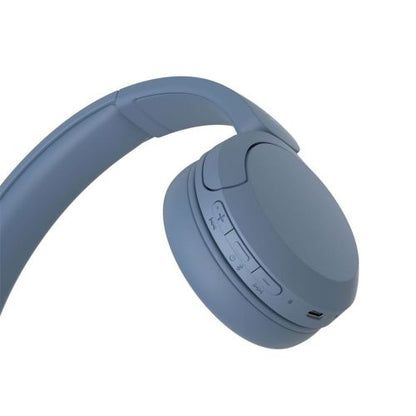 Sony WH-CH520 Bluetooth ant ausų dedamos ausinės BT 5.2,, mėlyna spalva