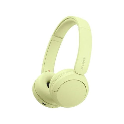 Sony WH-CH520 Bluetooth ant ausų dedamos ausinės BT 5.2,, geltona spalva