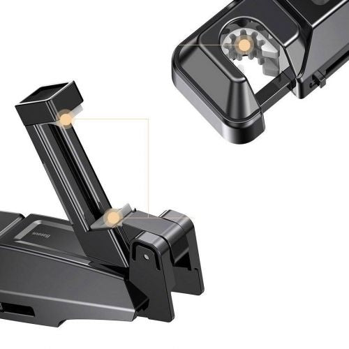 Baseus automobilinis laikiklis Back Seat Headrest Phone Bracket laikiklis hook skirtas 4.0-6.5 inch (SUHZ-A01), juoda spalva