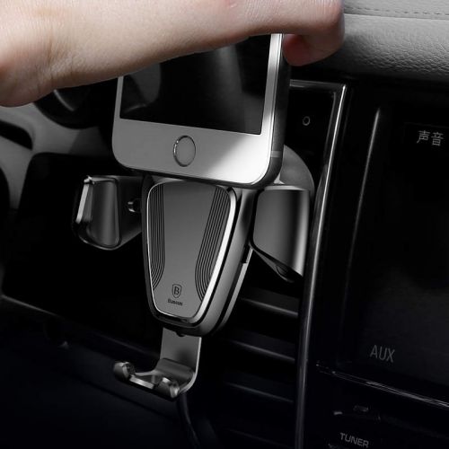 Baseus automobilinis laikiklis Gravity telefono laikiklis (SUYL-01), juoda spalva