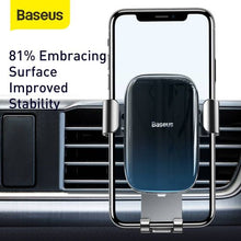 Baseus automobilinis laikiklis Glaze Gravity telefono laikiklis (SUYL-LG01), juoda spalva