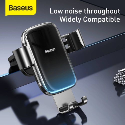 Baseus automobilinis laikiklis Glaze Gravity telefono laikiklis (SUYL-LG01), juoda spalva