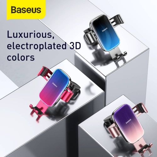 Baseus automobilinis laikiklis Glaze Gravity telefono laikiklis (SUYL-LG01), juoda spalva