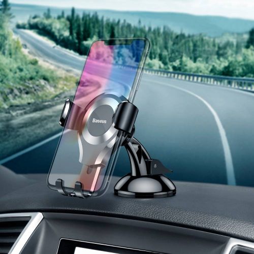 Baseus automobilinis laikiklis Osculum Type Gravity / (SUYL-XP0S), sidabrinė / juoda spalva