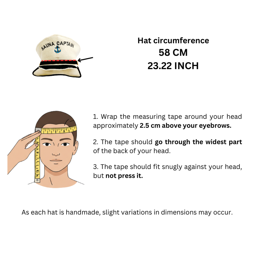Wool Sauna Hat – Sauna Captain | Premium Sauna Accessory