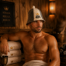 100% Wool Sauna Hat - Sauna King | Premium Sauna Accessory