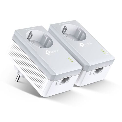TP-Link Range Extender PA4010P AV600 belaidis Passtrough Powerline Starter rinkinys (2pack adapteris), 600Mbps, LAN/WAN