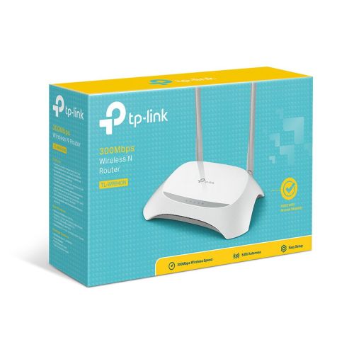TP-Link Wi-Fi maršrutizatorius TL-WR840N, 300Mbps, LAN/WAN, 802.11n,, balta spalva