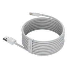 Baseus Lightning Simple Wisdom laidas (2 vnt./set) 2.4A 1.5m (TZCALZJ-02), balta spalva