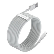 Baseus Type-C Simple Wisdom laidas (2 vnt./set), 5A, 1.5m, (TZCATZJ-02), balta spalva