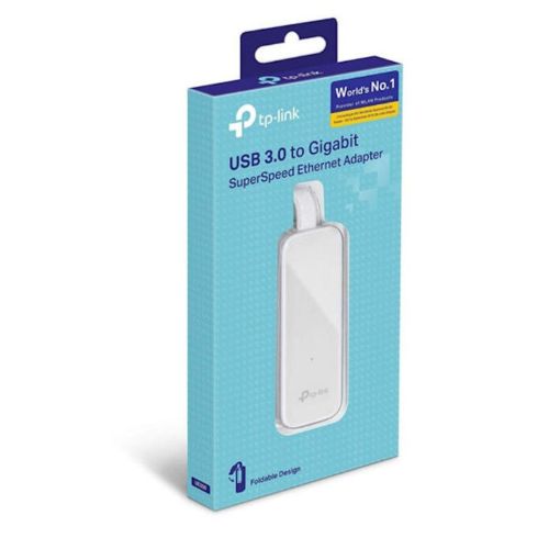 TP-Link tinklo adapteris laidas UE300 USB 3.0 į Ethernet RJ45, 1000Mb/s,, balta spalva