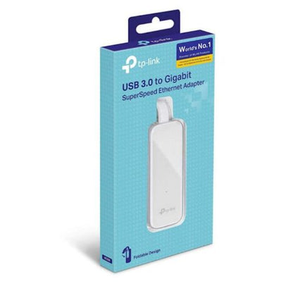 TP-Link tinklo adapteris laidas UE300 USB 3.0 į Ethernet RJ45, 1000Mb/s,, balta spalva