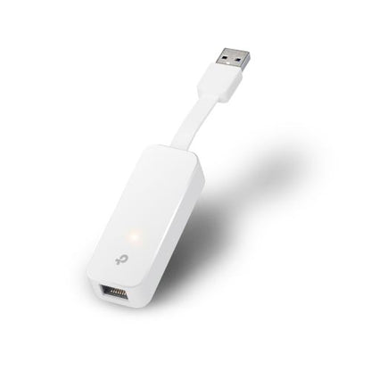 TP-Link tinklo adapteris laidas UE300 USB 3.0 į Ethernet RJ45, 1000Mb/s,, balta spalva