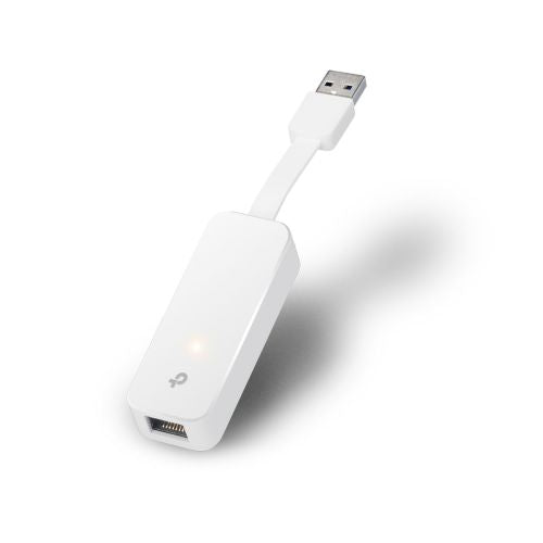 TP-Link tinklo adapteris laidas UE300 USB 3.0 į Ethernet RJ45, 1000Mb/s,, balta spalva