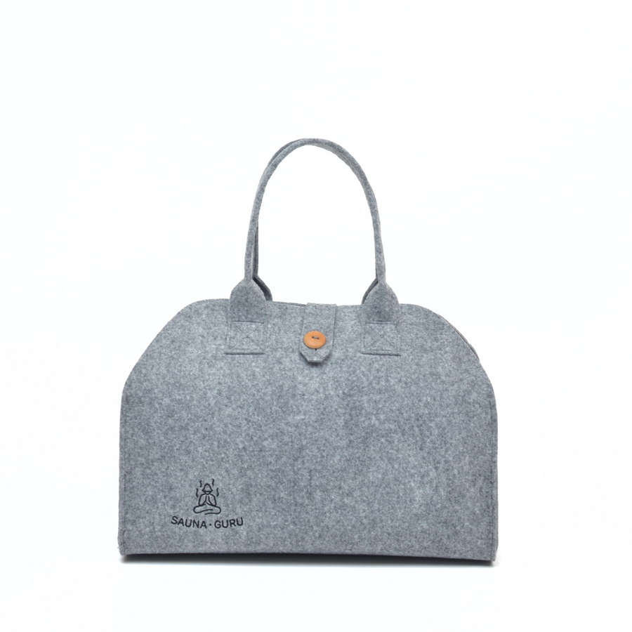 Premium Wool Felt Sauna Bag – Handmade, Stylish & Eco-Friendly