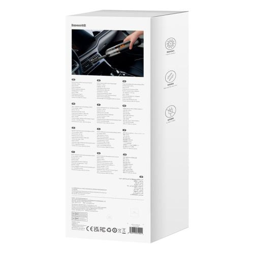 Baseus Car įrankis dulkių siurblys A2 Pro, Suction 6000Pa, 80 W, (VCAQ040001), juoda spalva