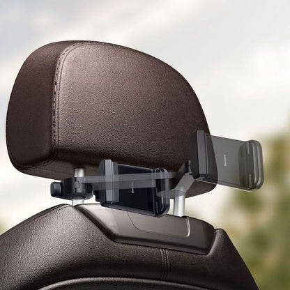 Baseus automobilinis laikiklis belaidis įkroviklis Energy Storage Backseat telefono laikiklis 15 W (WXHZ-01), juoda spalva
