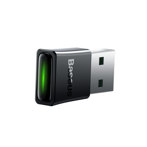 Baseus HUB BA07 Bluetooth USB adapteris BT 5.3, su LED indicator, 20m range, (ZJBA010001), juoda spalva