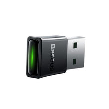 Baseus HUB BA07 Bluetooth USB adapteris BT 5.3, su LED indicator, 20m range, (ZJBA010001), juoda spalva