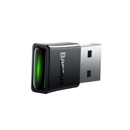 Baseus HUB BA07 Bluetooth USB adapteris BT 5.3, su LED indicator, 20m range, (ZJBA010001), juoda spalva
