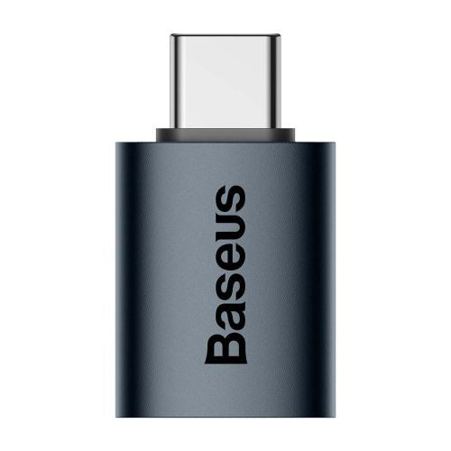 Baseus keitiklis Ingenuity Series Mini OTG Adaptor USB-A 3.1 Female į Type-C Male (ZJJQ000003), mėlyna spalva