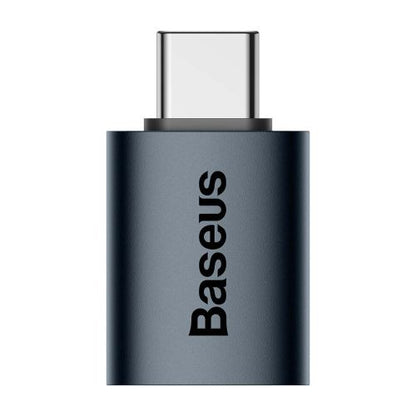 Baseus keitiklis Ingenuity Series Mini OTG Adaptor USB-A 3.1 Female į Type-C Male (ZJJQ000003), mėlyna spalva