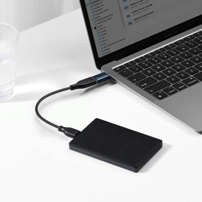 Baseus keitiklis Ingenuity Series Mini OTG Adaptor USB-A 3.1 Female į Type-C Male (ZJJQ000003), mėlyna spalva