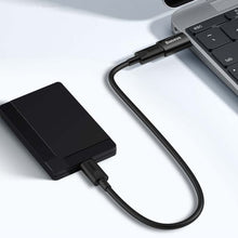 Baseus keitiklis Ingenuity Series Mini OTG Adaptor USB-A 3.1 Male į Type-C Female (ZJJQ000101), juoda spalva