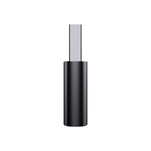 Baseus keitiklis Ingenuity Series Mini OTG Adaptor USB-A 3.1 Male į Type-C Female (ZJJQ000101), juoda spalva