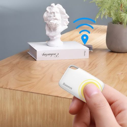 Baseus Home Intelligent T2 keychain mini belaidis key ir other object finder (ZLFDQT2-02), balta spalva