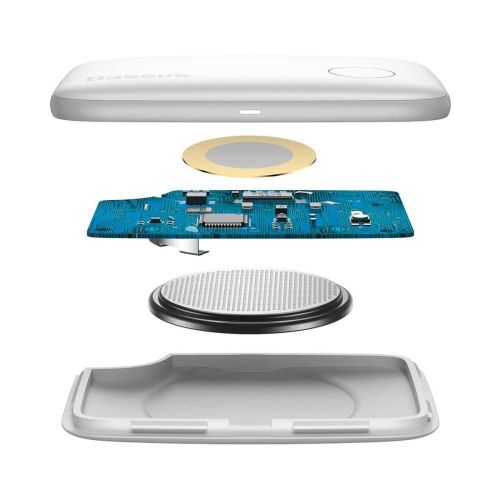 Baseus Home Intelligent T2 keychain mini belaidis key ir other object finder (ZLFDQT2-02), balta spalva