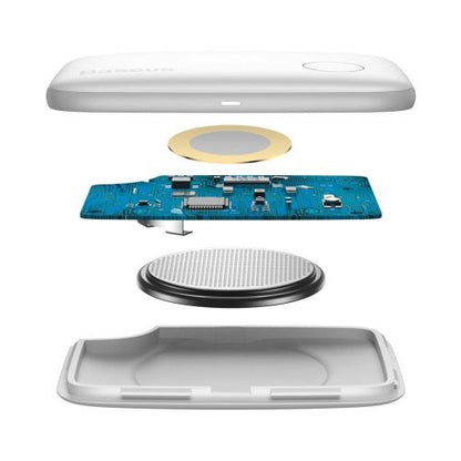 Baseus Home Intelligent T2 keychain mini belaidis key ir other object finder (ZLFDQT2-02), balta spalva